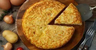 Tortilla De Patata Sin Cebolla