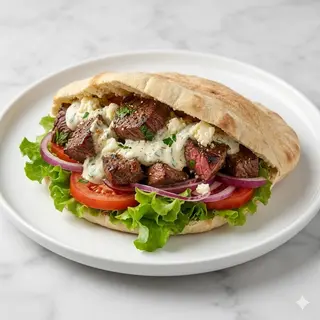 Doner Kebab Con Queso