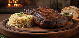 Млечен телешки Т-боун стек