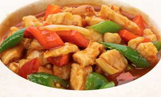 157 pollo saltato con salsa piccante