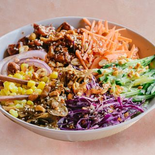 Chicken sechuan poke