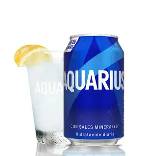 Aquarius Limón lata 330ml.