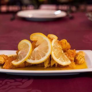 Pollo Con Salsa Al Limón Estilo Chino