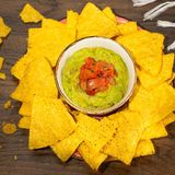 Nachos e guacamole