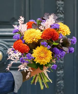 Bouquet de fleurs d'automne - Marigny