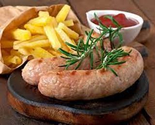 Zaika Special Chicken Sausages With Fries