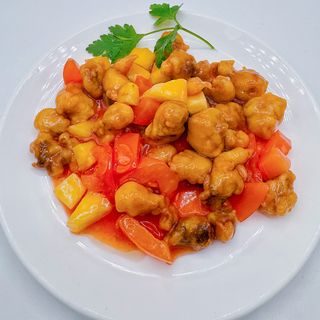 Piatto Pollo in salsa agrodolce