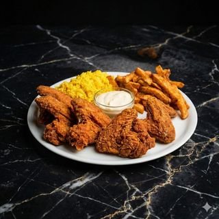 Порция Крила с Гарнитура - 7бр.