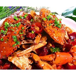 Chilli Garlic Ginger Crab On the Shell