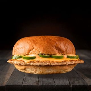 Cheesy Fuego Chicken Smash