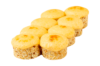 Запечений сирний з лососем