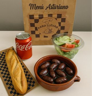 Menú asturiano