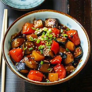 Sweet miso eggplant