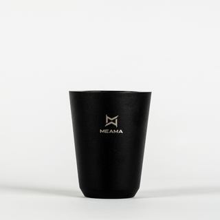 მეტალის ჭიქა 280 მლ შავი