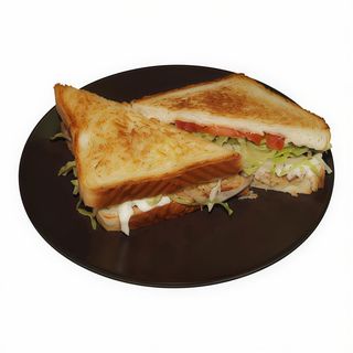 Sándwich Jamón, Queso, Huevo y Bacon