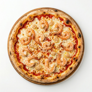 Pizza Gamberi (con pesce)
