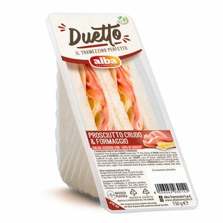 ALBA TRAMEZZINO DUETTO CRUDO E FORMAGGIO