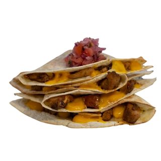 Quesadilla de pollo y bacon