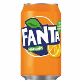 Fanta Naranja lata 330ml.