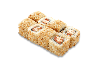 Рол Каліфорнія з лососем у кунжуті (200г)