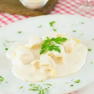 Panzerotti con setas