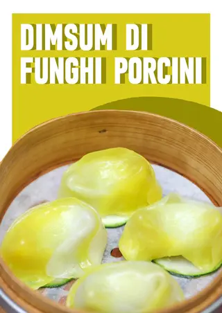 Dim sum di funghi porcini - 4 pezzi