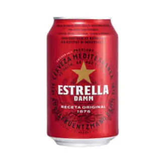 Estrella Damm Cerveza Lata 33cl