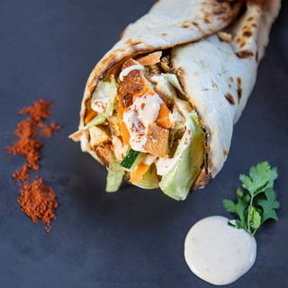 Cheese Naan Cordon Bleu