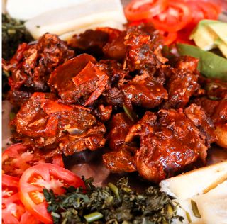 1Kg Fried Pork, Cabbage and Cassava