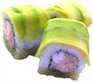 Gluten free - avocado uramaki - 8 pezzi - avocado, gamberi 