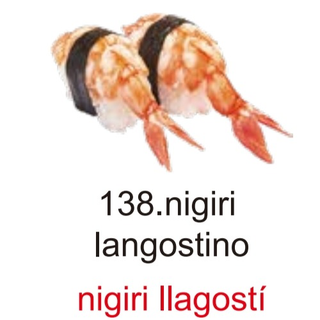 138.nigiri langostino 2u