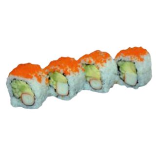73. Uramaki De Cangrejo Con Aguacate Y Tobiko (4 Uds.)