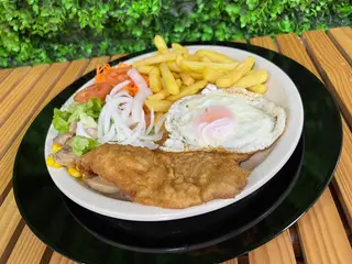 Panado de Frango em prato