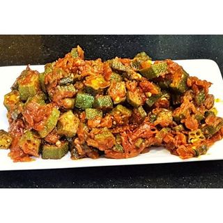 Bhindi Do Pyaaza (Okra)