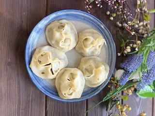 Манты с рубленым мясом (5 шт.)