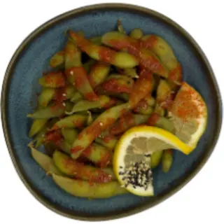  STARTERS   SPICY EDAMAME