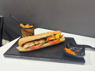 Sandwich Poulet pain maison 