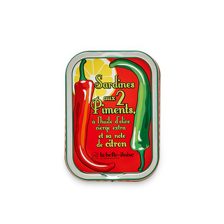 La belle-iloise - Sardines aux 2 Piments et sa note de Citron