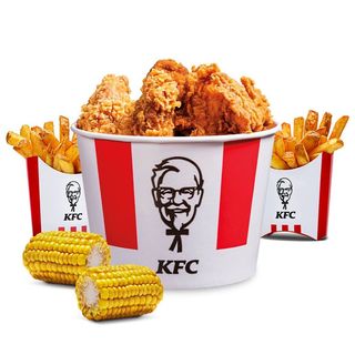 6 Tiras + 6 Alitas + 2 Patatas + 2 Mazorcas