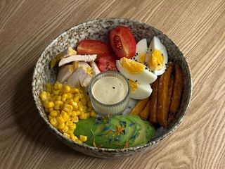 З куркою та бататом (330g)