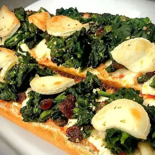 Pizza Baguette Espinacas