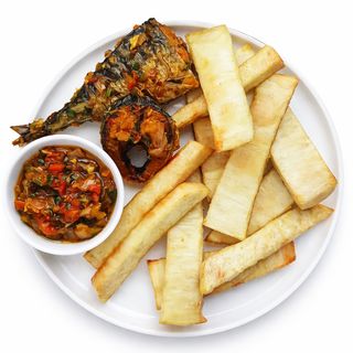 Igname Grillé & Poisson