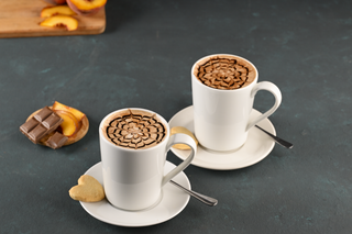 Double Peach Hot Chocolate