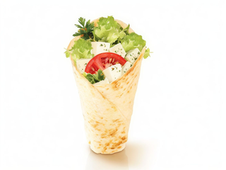 Wrap Queijo Feta e Salada