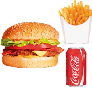  Menu de Hamburguesa de Pollo