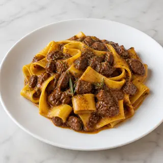 Pici del Granducato al cinghiale