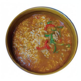25/3 Arroz Caldoso con Cordero y Pimientos Picantes