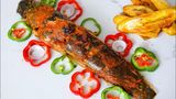 Grilled catfish full 