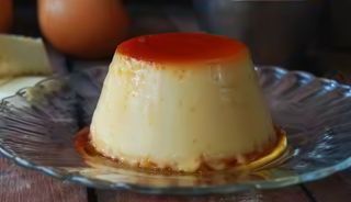 Flan De CHocolate blanco