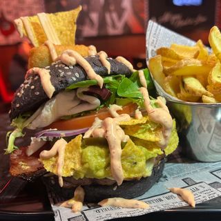 Pancho Villa Black Angus Burger (Nueva Receta)